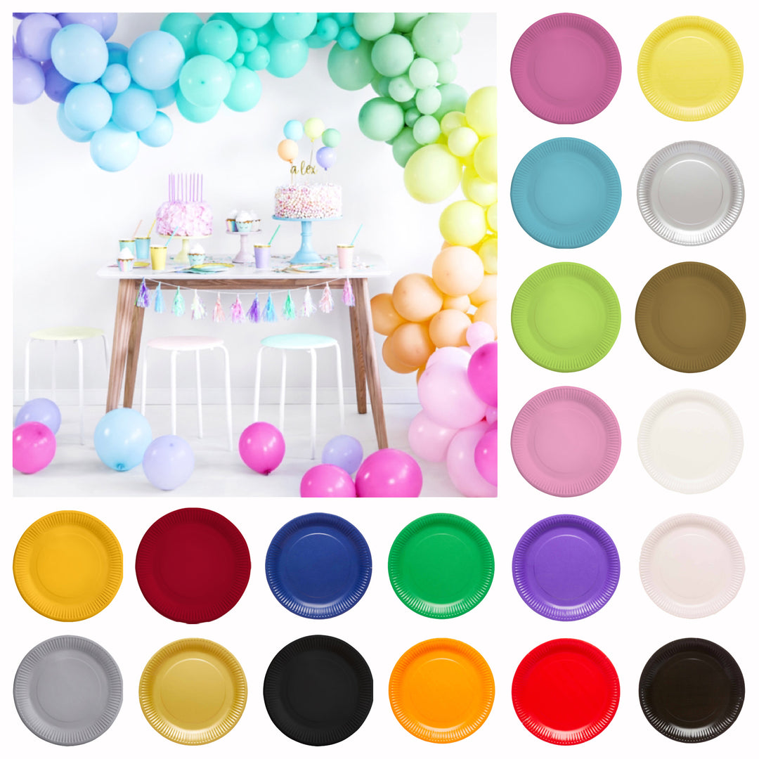 Einfarbige Unifarbige Party Deko Kollektion
