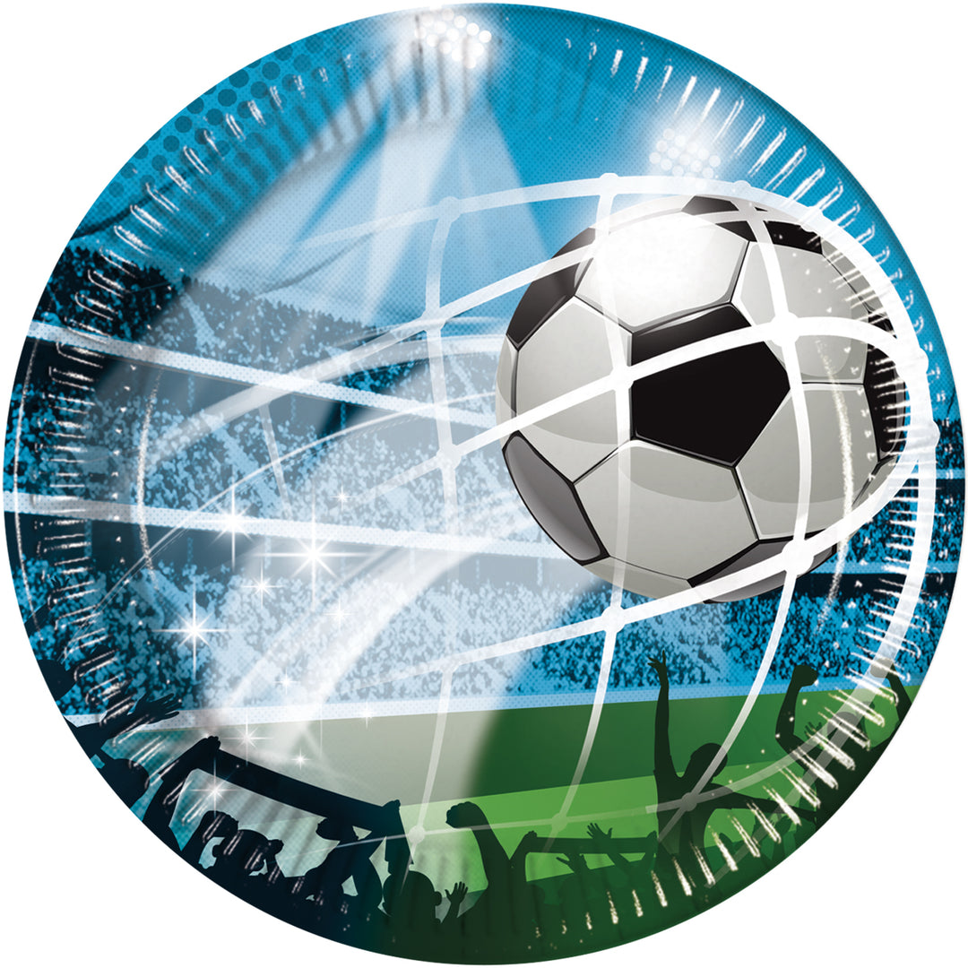 Party Teller Soccer Fans, Fussball Party, 23 cm, 8er Pack