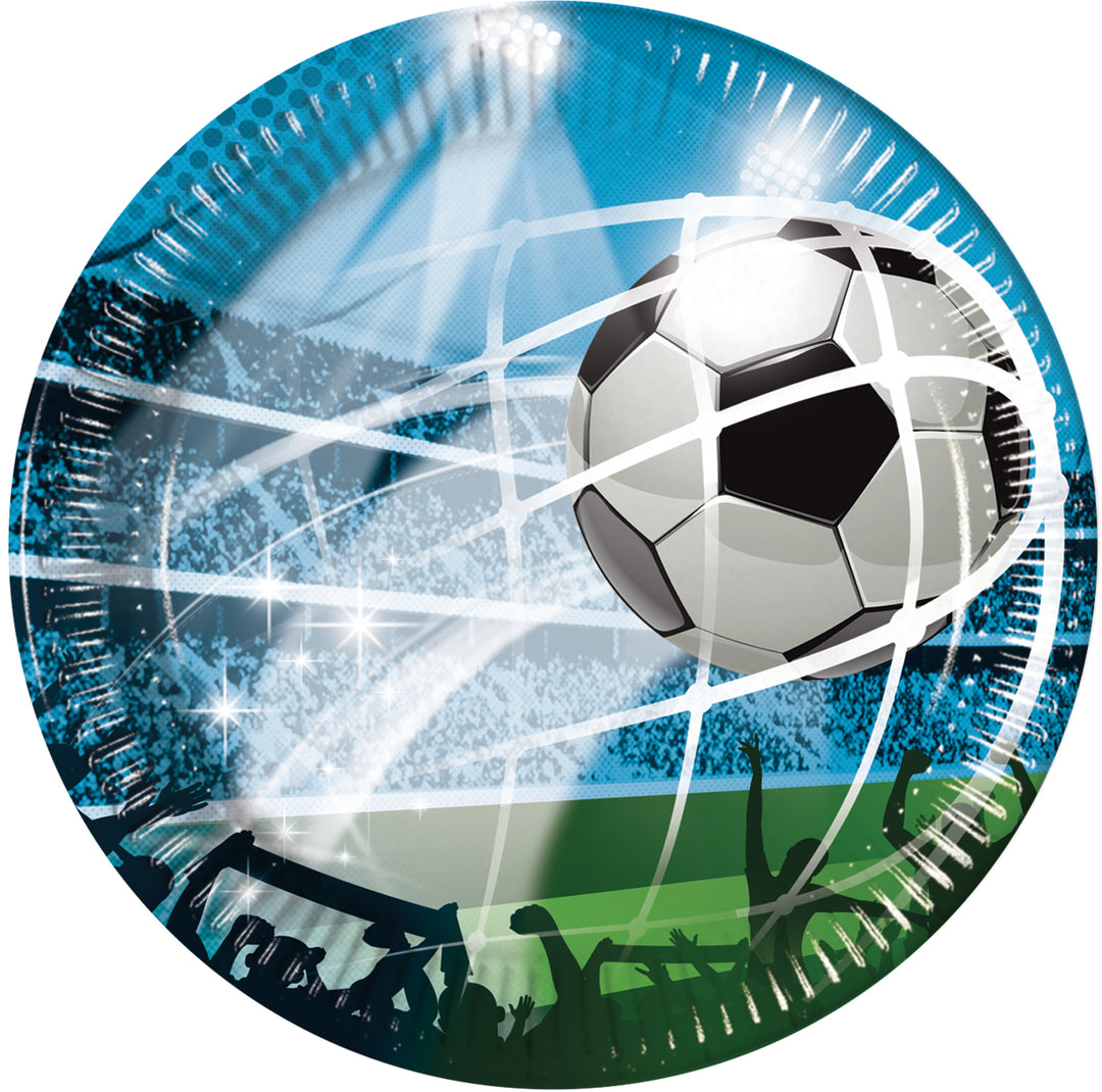 Party Teller Soccer Fans, Fussball Party, 20 cm, 8er Pack