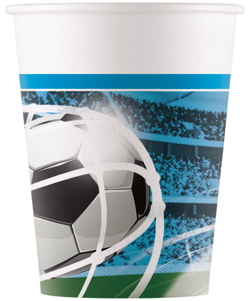 Party Becher Soccer Fans, Fussball Party, 8er Pack