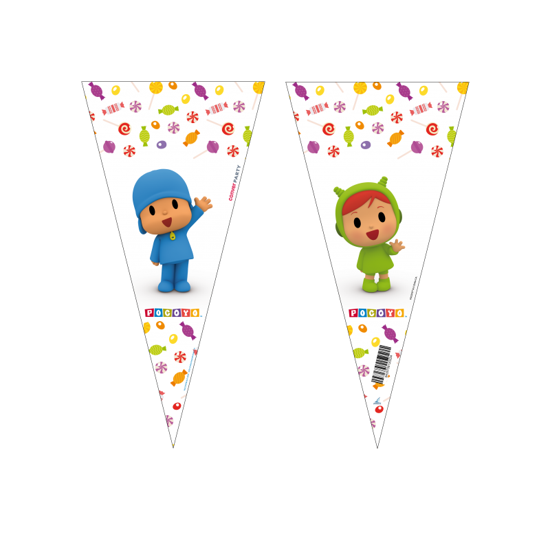 Pocoyo-Snacktüte-/-Candybag-Kindergeburtstag-Party-Deko