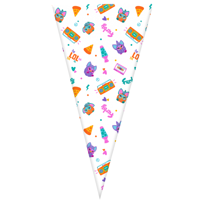 Furby-Snacktüte-/-Candybag-Kindergeburtstag-Party-Deko