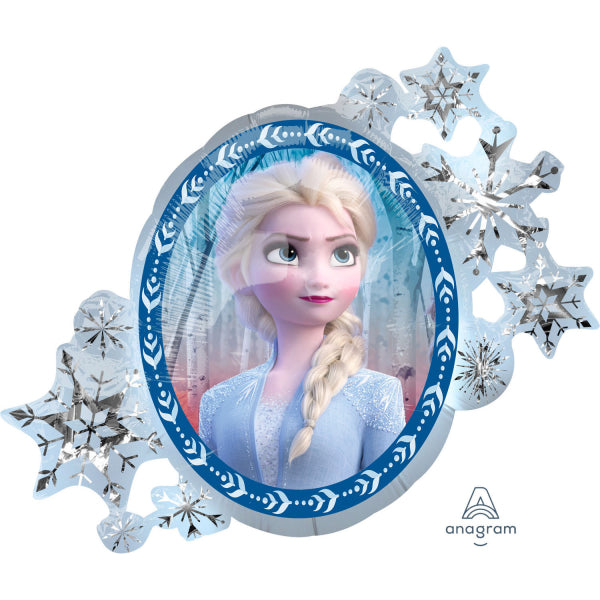 Folienballon Frozen mit Elsa, 76 cm x 66 cm kinderparties-shop