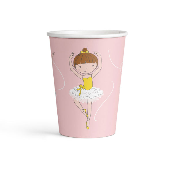 Party Becher Prinzessin "Princess Little Dancer", 8er Pack, 250ml