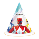 6 Chapeaux D’anniversaire Power Rangers – Carton Coloré – Décoration Fête Enfants – Pour Anniversaire à Thème - 6