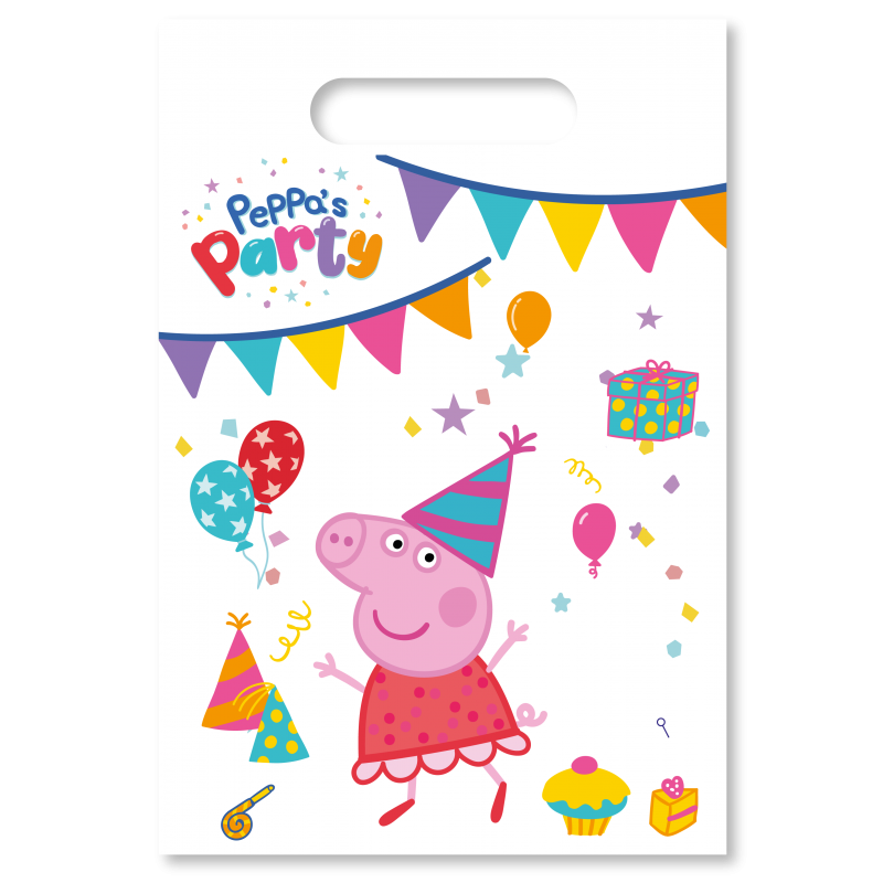 Peppa-Pig-Partytüten-Kindergeburtstag-Party-Deko