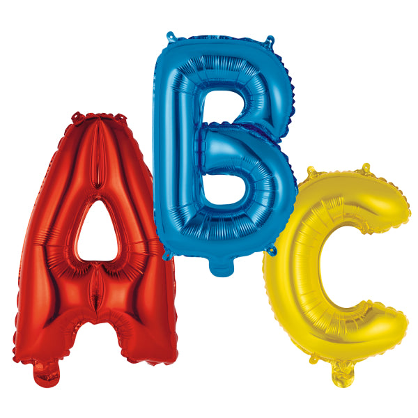 Schulanfang Folienballone ABC Set, 40cm
