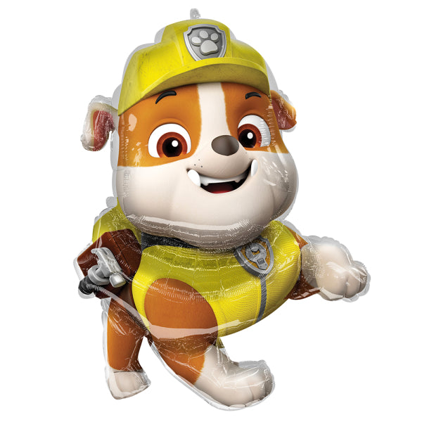 Rubble Folienballon, Paw Patrol Party, 81 cm x 64 cm kinderparties-shop