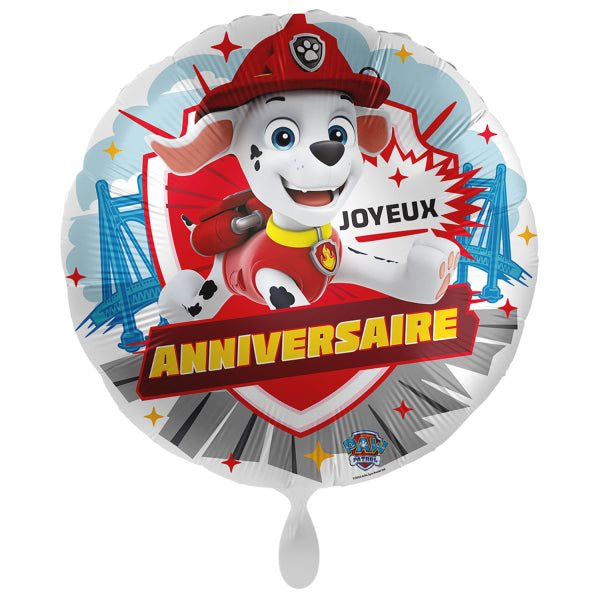 Paw Patrol Folienballon Marshall, 43 cm kinderparties-shop