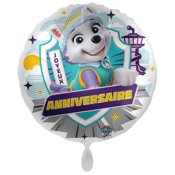 Paw Patrol Folienballon Everest, 43 cm kinderparties-shop