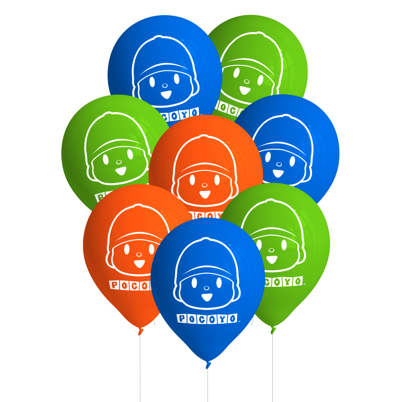 Pocoyo-Luftballons-Kindergeburtstag-Party-Deko