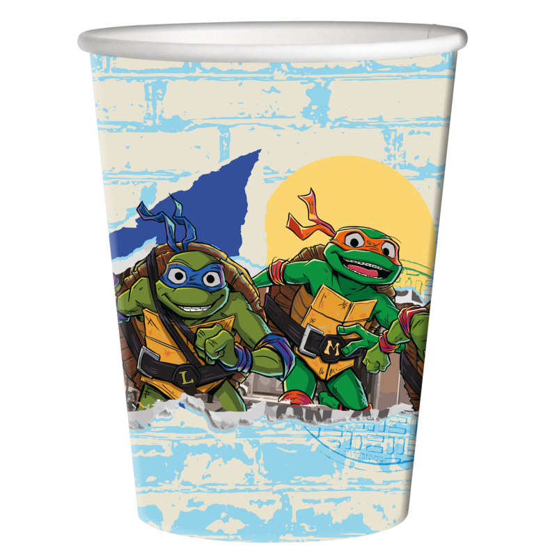 Ninja-Turtles-Party-Becher-Kindergeburtstag-Party-Deko