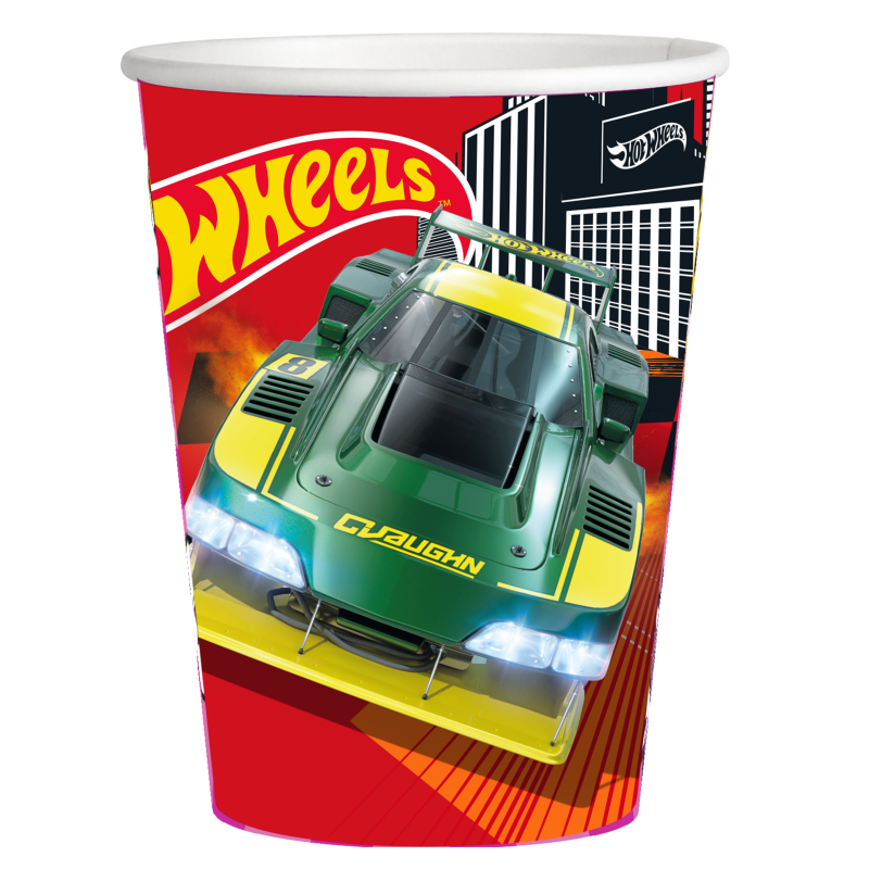 Hot-Wheels-Party-Becher-Kindergeburtstag-Party-Deko