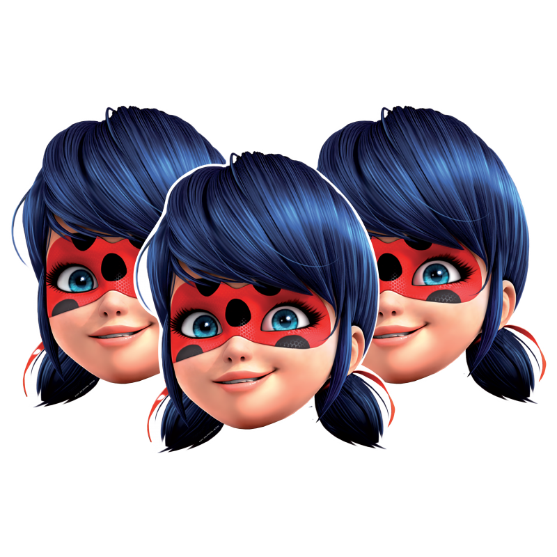 Miraculous-/-Ladybug-Maske-Kindergeburtstag-Party-Deko