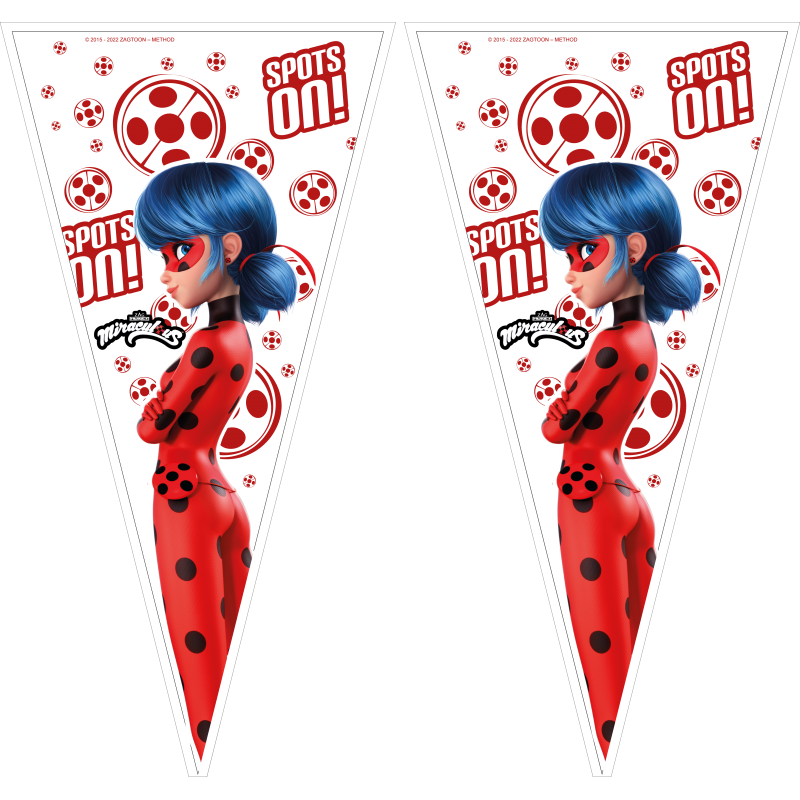 Miraculous-/-Ladybug-Snacktüte-/-Candybag-Kindergeburtstag-Party-Deko