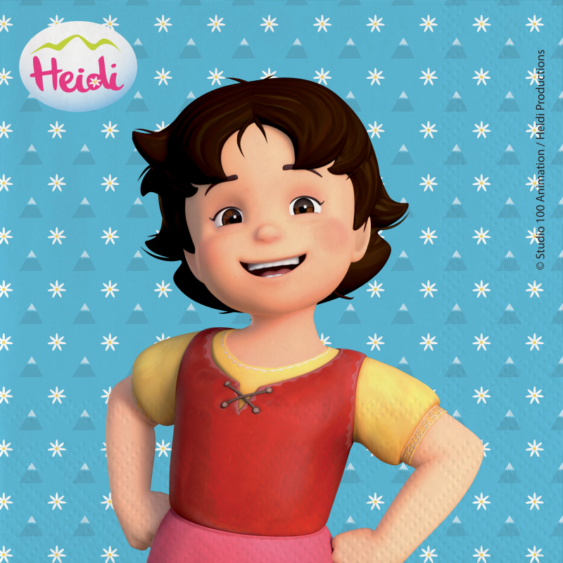 Heidi-Serviette-Kindergeburtstag-Party-Deko