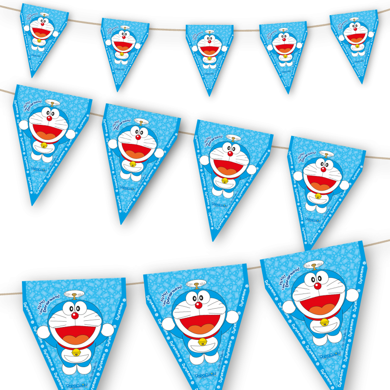 Doraemon-Wimpelkette-Kindergeburtstag-Party-Deko