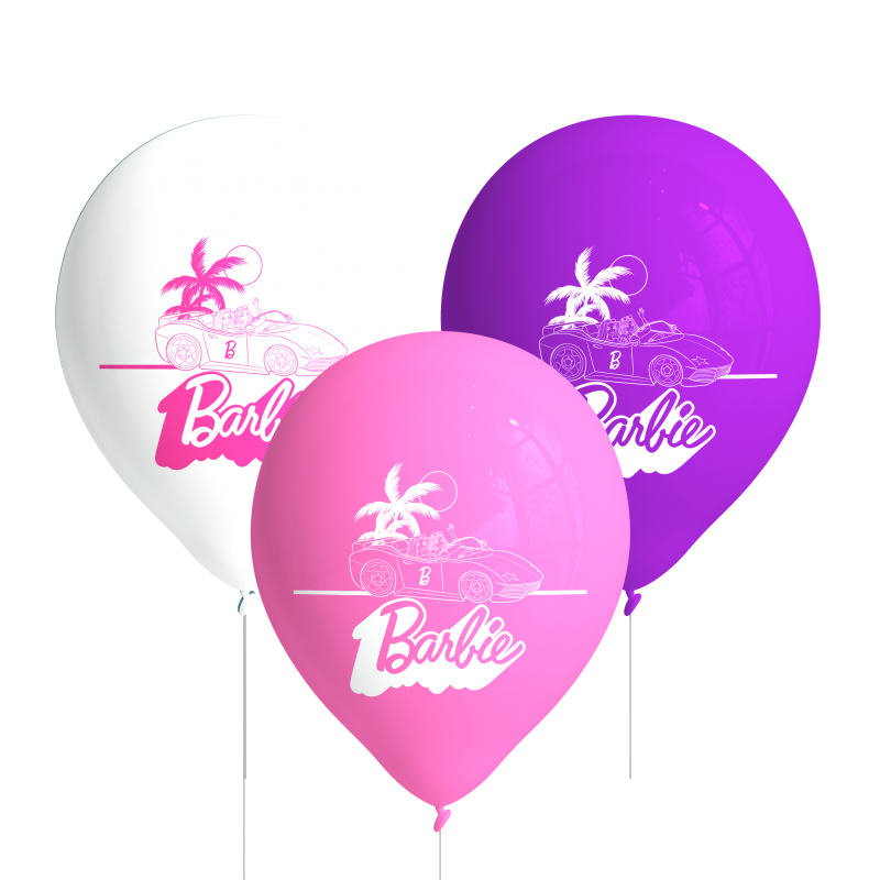 Barbie-Luftballons-Kindergeburtstag-Party-Deko