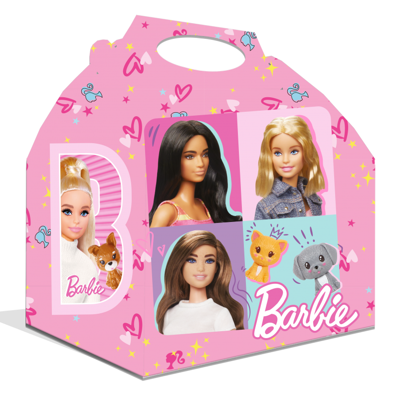 Barbie-Mitgebselbox-/-Snackbox-Kindergeburtstag-Party-Deko