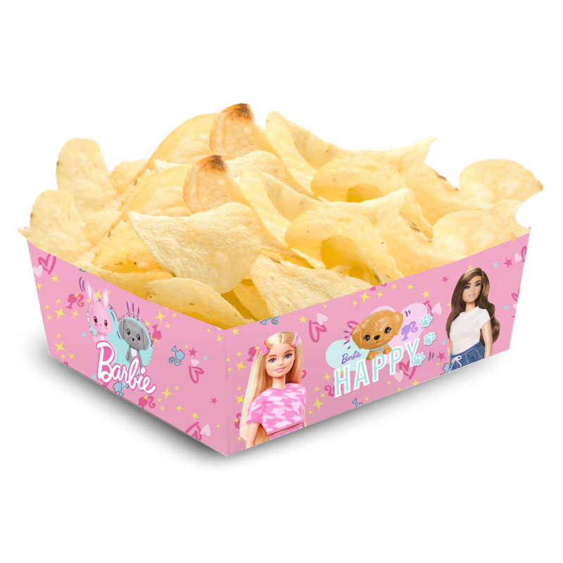 Barbie-Servierschale-/-Snackbox-Kindergeburtstag-Party-Deko