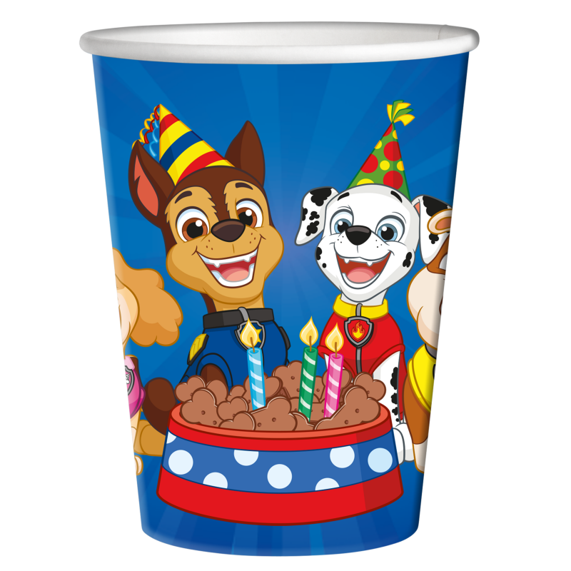 Paw-Patrol-Party-Becher-Kindergeburtstag-Party-Deko
