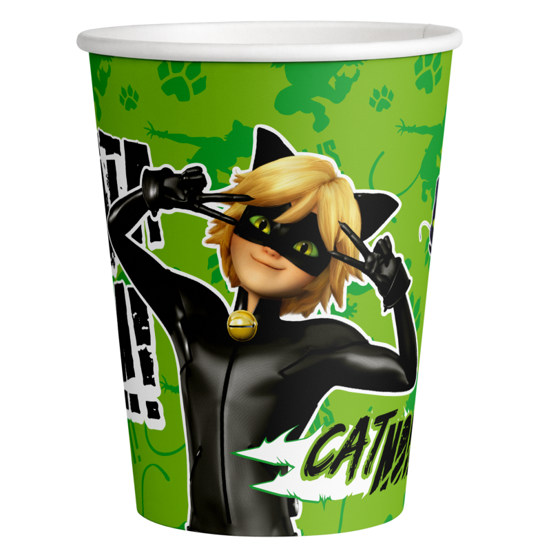 Cat-Noir-Miraculous-Party-Becher-Kindergeburtstag-Party-Deko