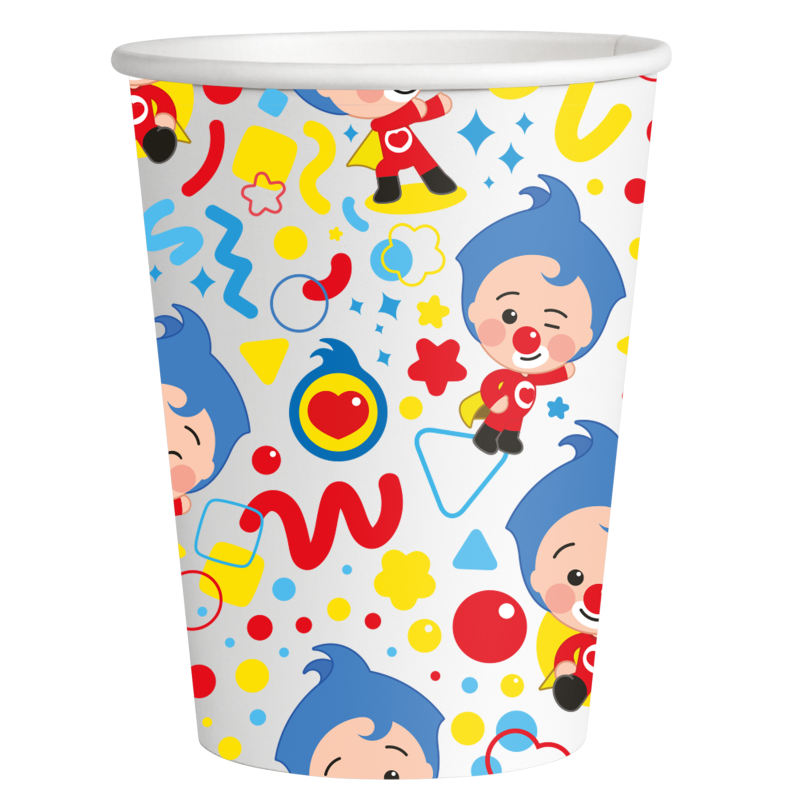 Clown-Plim-Plim-Party-Becher-Kindergeburtstag-Party-Deko