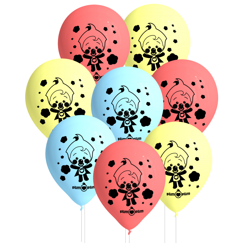 Clown-Plim-Plim-Luftballons-Kindergeburtstag-Party-Deko