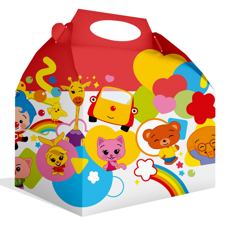 Clown-Plim-Plim-Mitgebselbox-/-Snackbox-Kindergeburtstag-Party-Deko