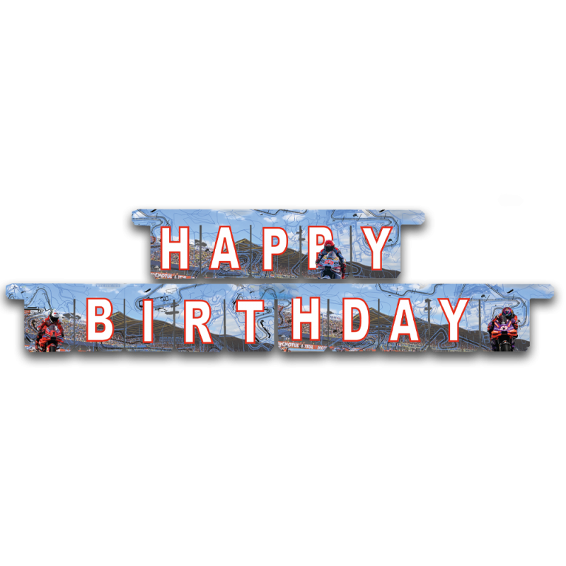 Moto-GP-Happy-Birthday-Girlande-Motorrad-Kindergeburtstag-Party-Deko