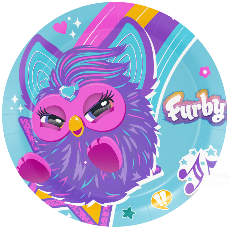 Furby-Party-Teller-Kindergeburtstag-Party-Deko