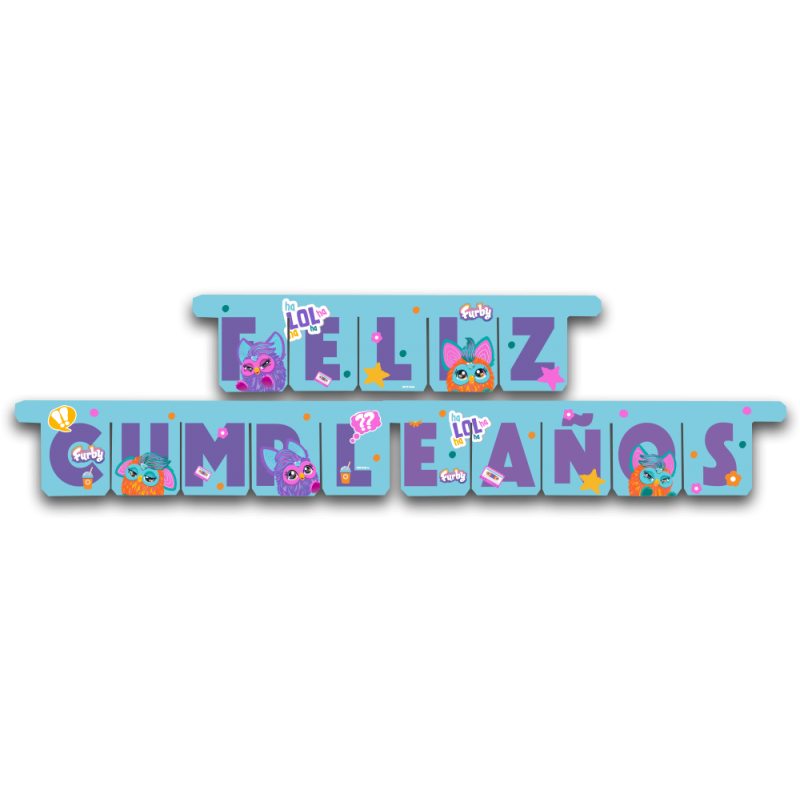 Furby-Feliz-Cumpleanos-Kindergeburtstag-Party-Deko