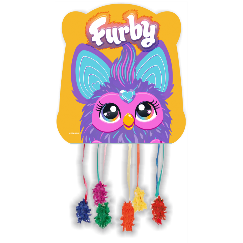 Furby-Pinata-Kindergeburtstag-Party-Deko