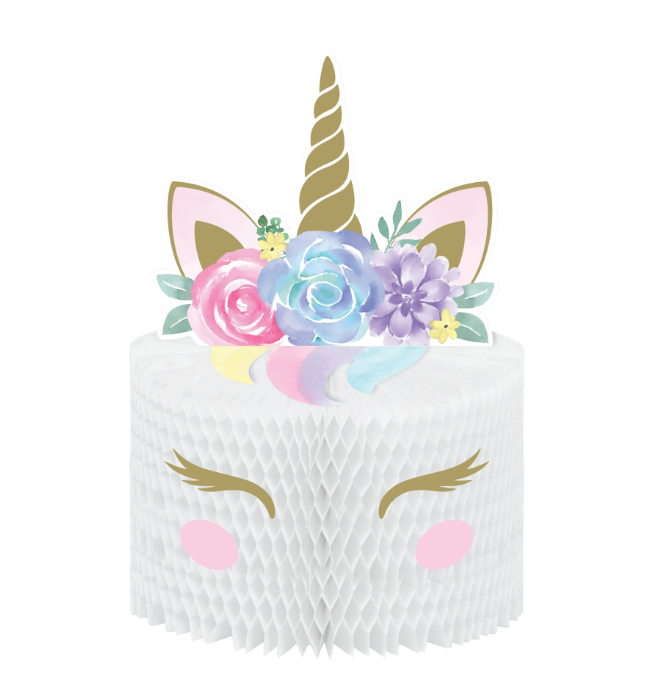 Tischdeko Baby Einhorn, Einhorn Party, 1 Stk., 30 x 19cm kinderparties-shop