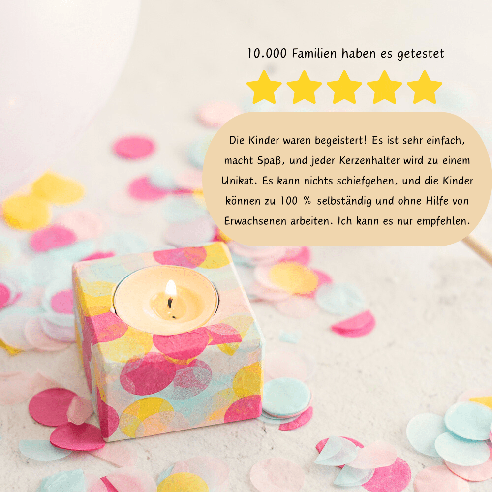 Kreatives-Bastelset-Bunte-Kerzenhalter-8er-Set