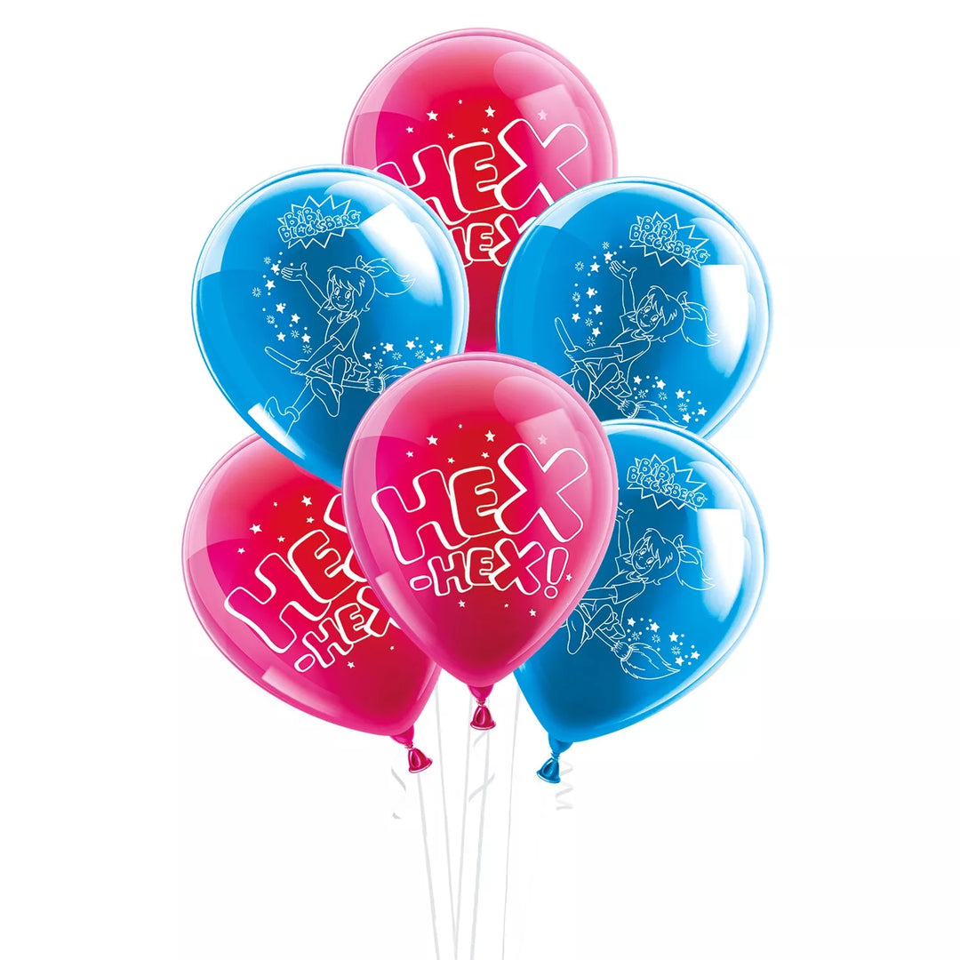 Bibi Blocksberg Luftballons, 10er Pack kinderparties-shop