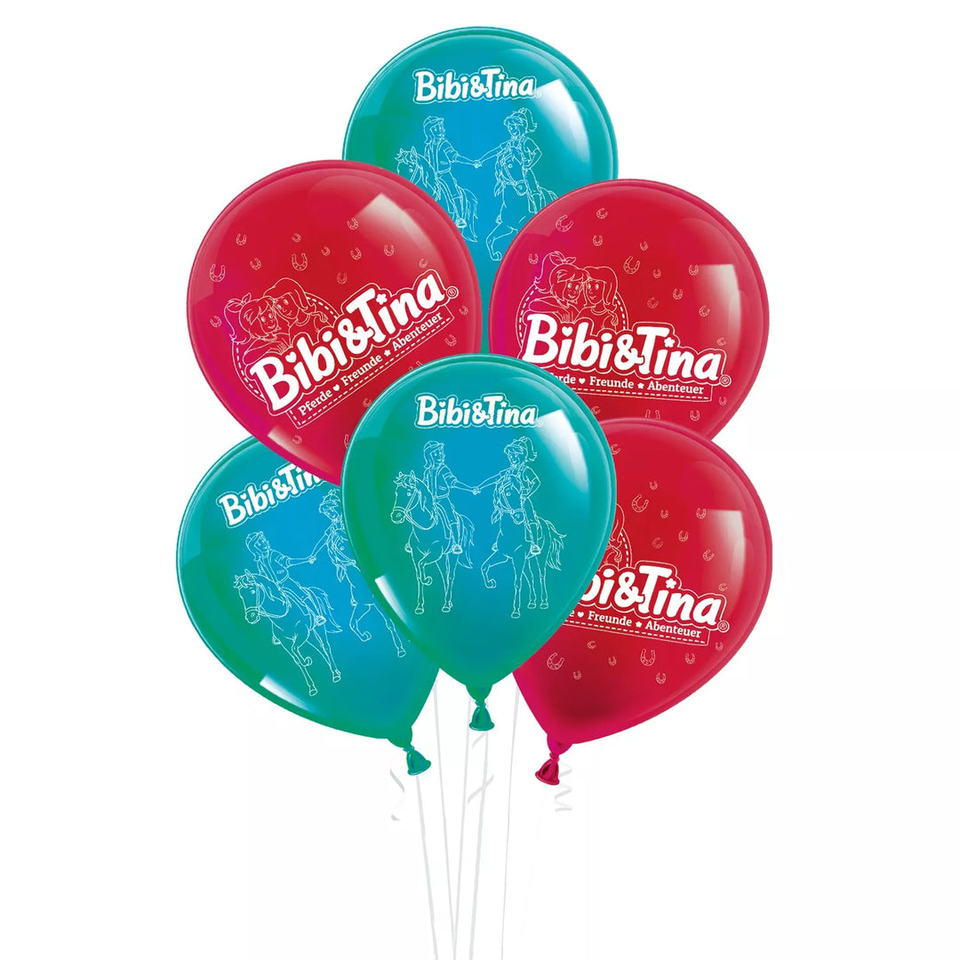 Bibi und Tina Luftballons, 10er Pack kinderparties-shop