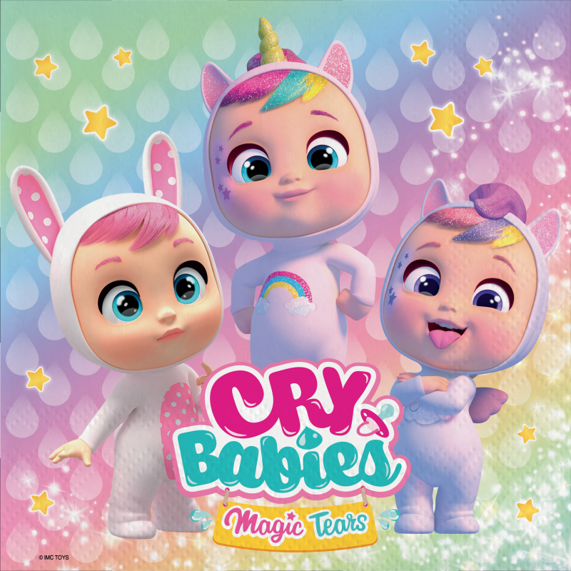 Cry-Babies-Serviette-Kindergeburtstag-Party-Deko