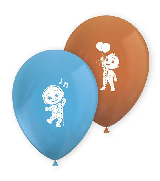 Cocomelon Luftballons, 8er Pack kinderparties-shop