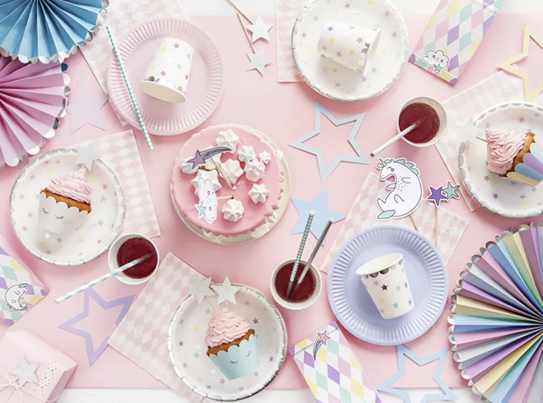 Muffinförmchen Baby Einhorn, 6er Pack kinderparties-shop