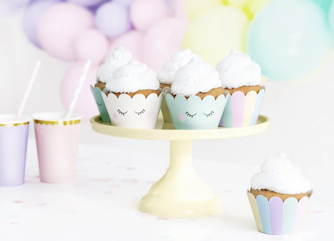 Muffinförmchen Baby Einhorn, 6er Pack kinderparties-shop