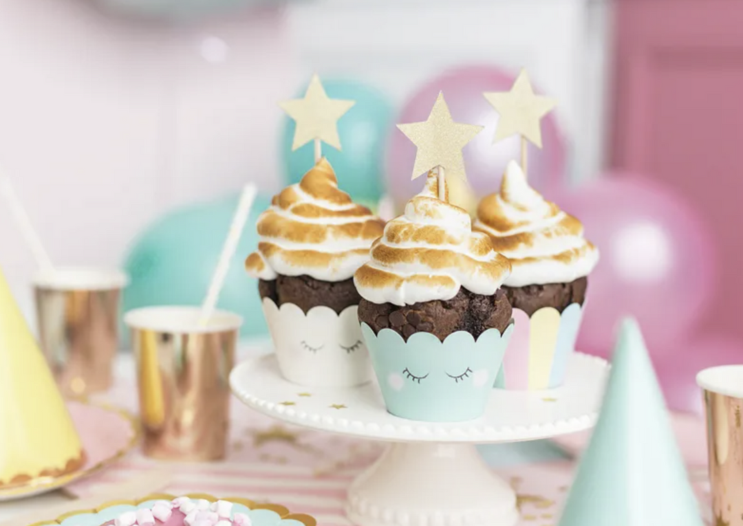 Muffinförmchen Baby Einhorn, 6er Pack kinderparties-shop