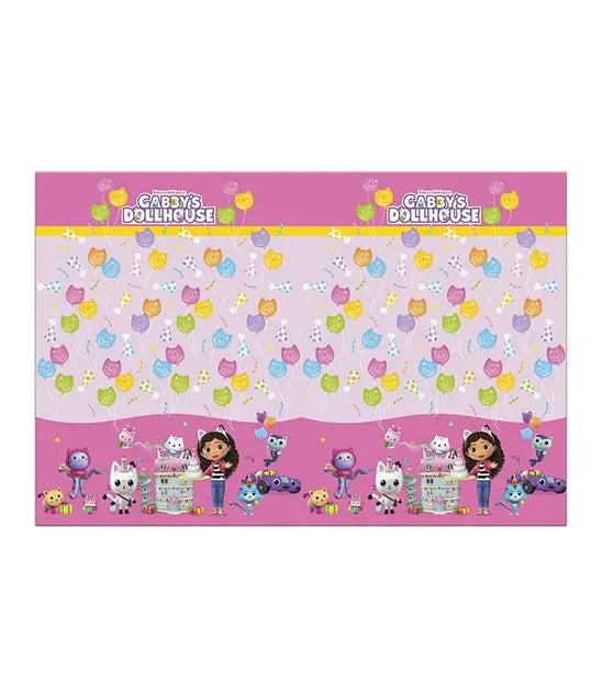 Tischdecke, Gabby's Dollhouse,1.8 × 1.2 m kinderparties-shop