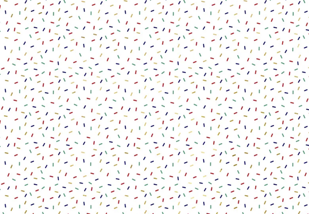 Geschenkpapier, Streumuster bunt, 70 X 200 cm kinderparties-shop
