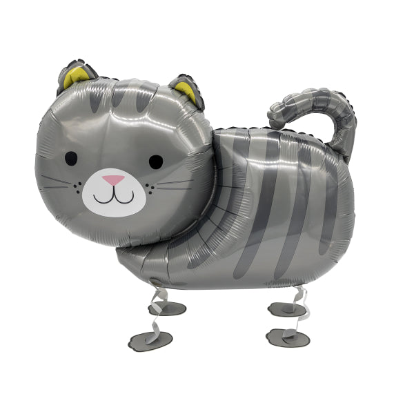 XXL Walking Balloon Katze, 52 x 75 cm kinderparties-shop