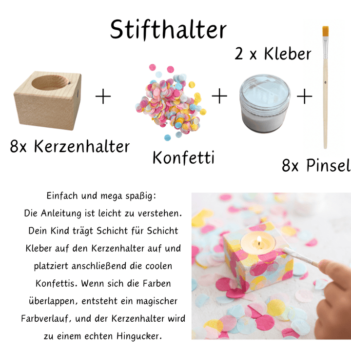 Kreatives-Bastelset-Bunte-Kerzenhalter-8er-Set