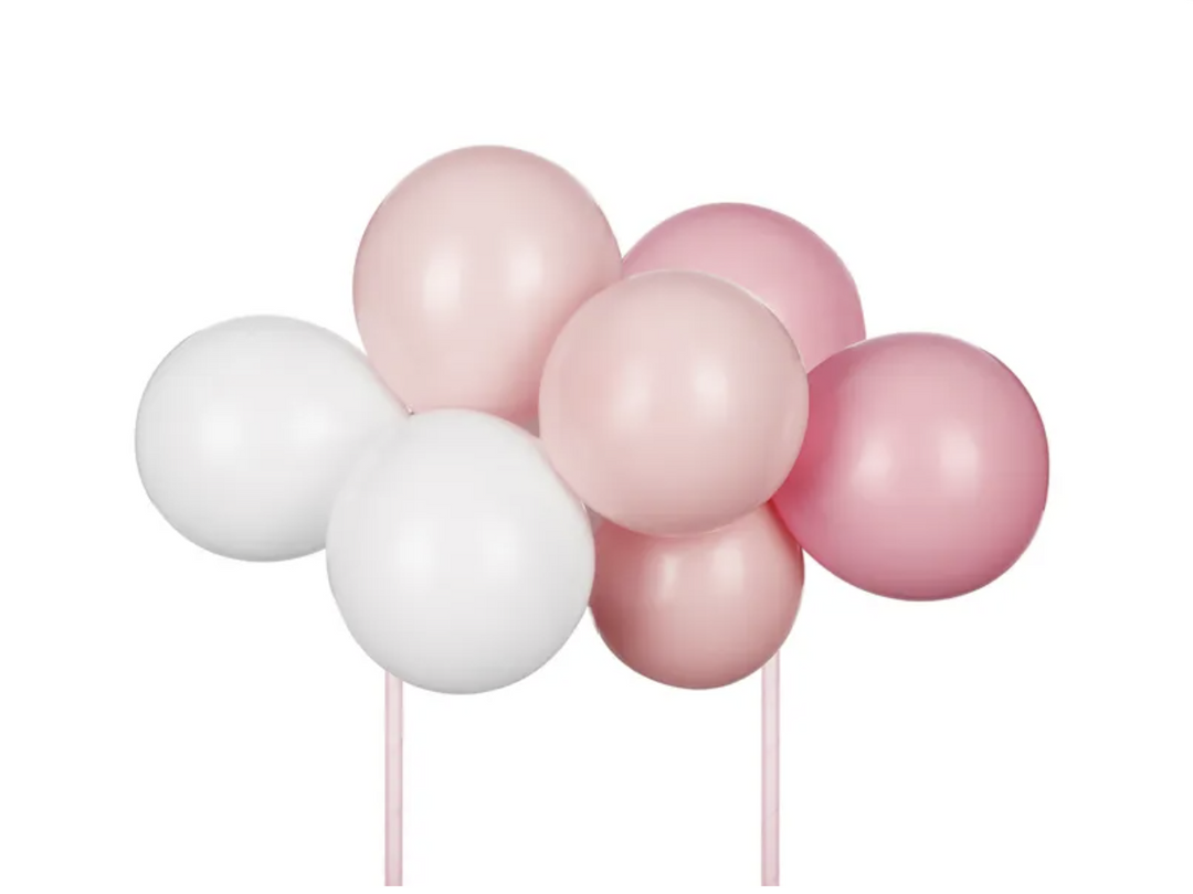 Ballon-Kuchentopper, rosa-pink, 29 cm kinderparties-shop