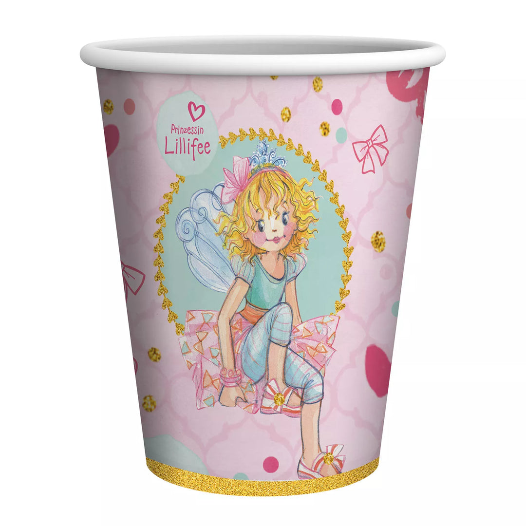 Prinzessin Lilifee Pappbecher, 250ml, 8er-Pack kinderparties-shop