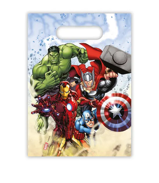 Mitgebsel Tüten Avengers Infinity Stones, 6er Pack kinderparties-shop