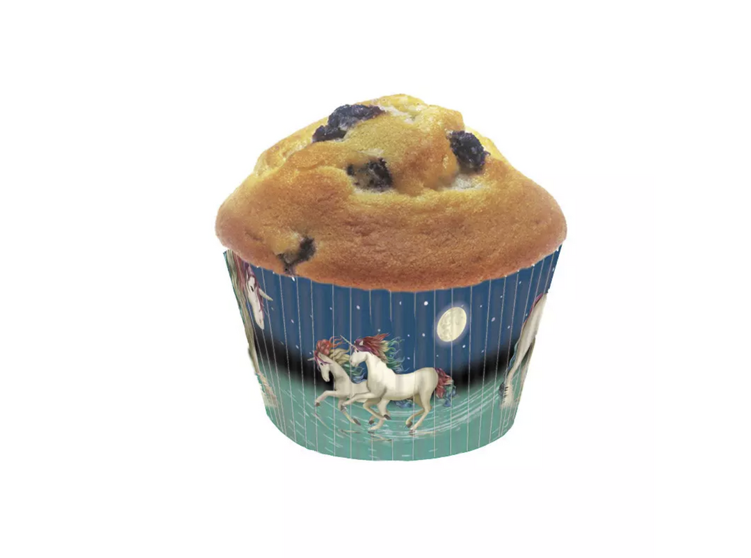 Muffin Förmchen TapirElla Einhorn Lunabelle, 40 Stk. kinderparties-shop